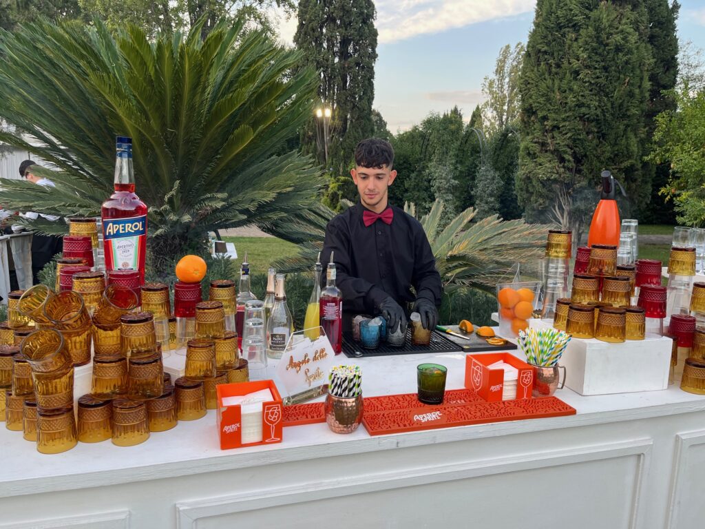 angolo bar ad un matrimonio - bar corner at a wedding